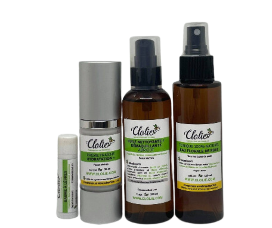 Trousse de soins visage peau sèche