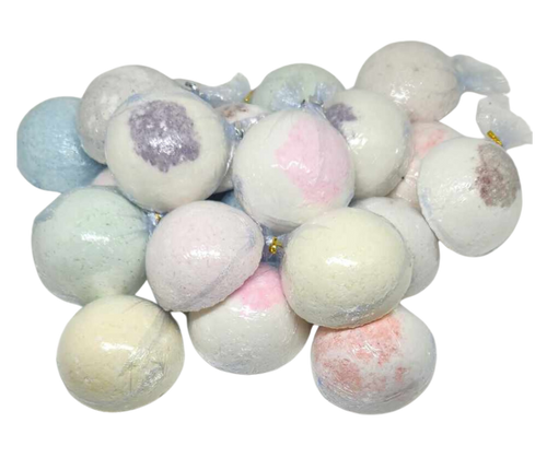 Bombes de bain thérapeutiques (en boite 6x, boite 4x, boite 8 rondelles, à l'unité).