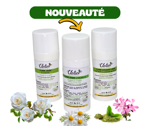 Fluides (Rose/ Thé vert/ Camomille)