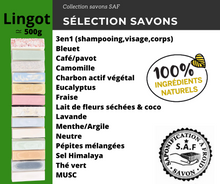 Lingot savon +/- 500g